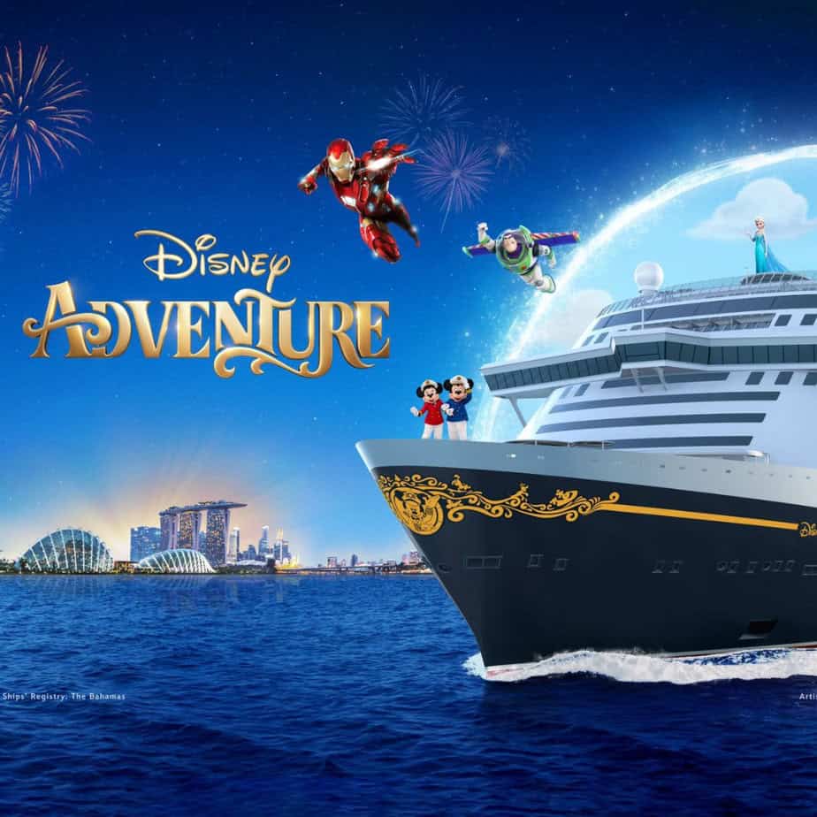 Disney Cruise sets sail from Singapore